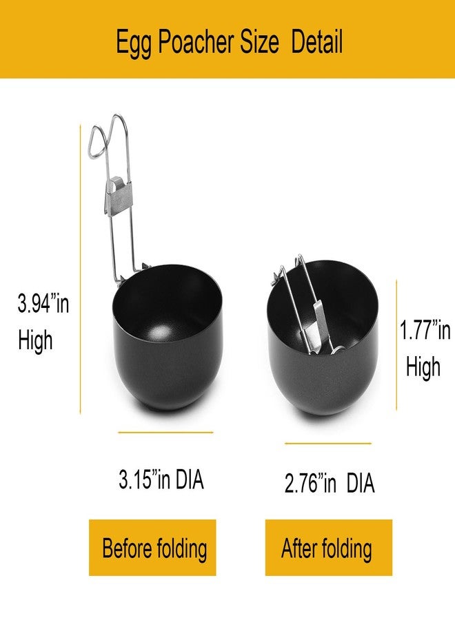 halteoly Egg Poacher-halteoly,poached egg maker poached egg cooker eggs poachers,Egg Poachers Nonstick best rated,2 Pack with Brush - Image 3